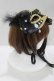 画像2: ATELIER　Ruby / Mask Headdress  黒 H-25-05-22-075-EL-ZA-KB-ZH (2)