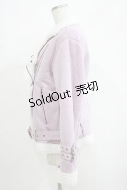 画像2: NieR Clothing / 防寒2WAYボアムートンコート  くすみピンク H-25-05-22-019-PU-CO-KB-ZT-C062