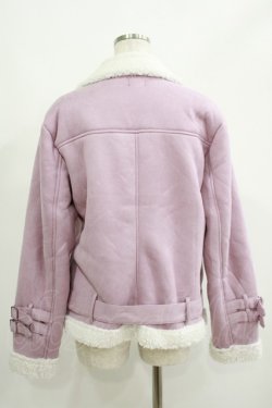 画像3: NieR Clothing / 防寒2WAYボアムートンコート  くすみピンク H-25-05-22-019-PU-CO-KB-ZH