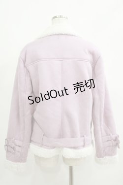 画像3: NieR Clothing / 防寒2WAYボアムートンコート  くすみピンク H-25-05-22-019-PU-CO-KB-ZT-C062