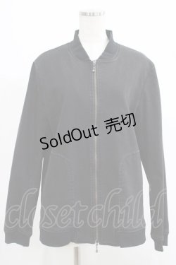 画像1: MiDiom / ZIPブルゾンジャケット  黒 H-25-10-20-010-PU-JA-KB-ZH