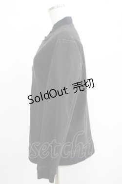 画像2: MiDiom / ZIPブルゾンジャケット  黒 H-25-10-20-010-PU-JA-KB-ZH