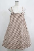 Katie / SWEET ESCAPE ribbon one-piece  CHOCO H-25-05-22-003-LO-OP-KB-ZH