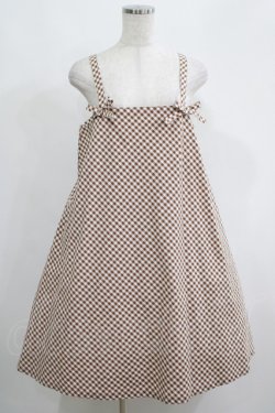 画像1: Katie / SWEET ESCAPE ribbon one-piece  CHOCO H-25-05-22-003-LO-OP-KB-ZH