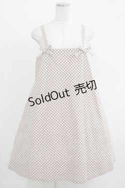 画像1: Katie / SWEET ESCAPE ribbon one-piece  CHOCO H-25-05-22-003-LO-OP-KB-ZH