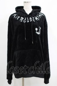 NieR Clothing / ふわもこプルパーカー  黒 H-25-05-22-023-PU-TO-KB-ZT326