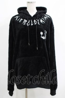 画像1: NieR Clothing / ふわもこプルパーカー  黒 H-25-05-22-023-PU-TO-KB-ZH