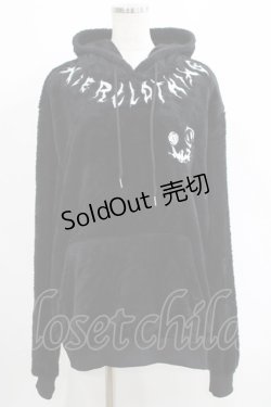 画像1: NieR Clothing / ふわもこプルパーカー  黒 H-25-05-22-023-PU-TO-KB-ZT326