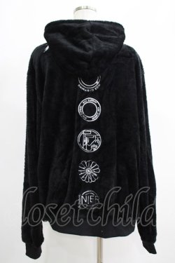 画像3: NieR Clothing / ふわもこプルパーカー  黒 H-25-05-22-023-PU-TO-KB-ZH