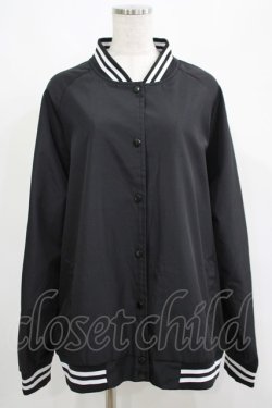 画像1: NieR Clothing / 刺繍ブルゾン F 黒 H-25-05-22-025-PU-JA-KB-ZH