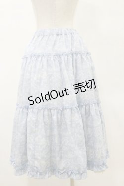 画像2: m petit by misako / NINA'Sコラボスカート L サックス/アイボリー　リバーシブル H-25-05-23-050-LO-SK-NS-ZH