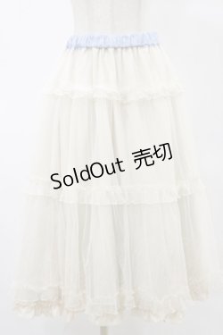 画像3: m petit by misako / NINA'Sコラボスカート L サックス/アイボリー　リバーシブル H-25-05-23-050-LO-SK-NS-ZH
