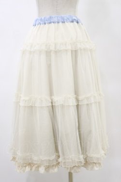画像4: m petit by misako / NINA'Sコラボスカート L サックス/アイボリー　リバーシブル H-25-05-23-050-LO-SK-NS-ZH
