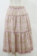 m petit by misako / NINA'Sコラボスカート L ピンク/アイボリー リバーシブル H-25-05-23-051-LO-SK-NS-ZH