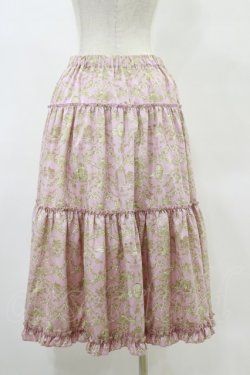 画像2: m petit by misako / NINA'Sコラボスカート L ピンク/アイボリー リバーシブル H-25-05-23-051-LO-SK-NS-ZH