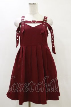 画像1: DearMyLove / バックルベルトプリーツジャンスカ M ワイン H-25-05-23-056-EL-OP-NS-ZH