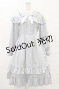 Amavel / Rose Rubanロング丈ワンピース Free サックス H-25-05-23-068-CA-OP-NS-ZH