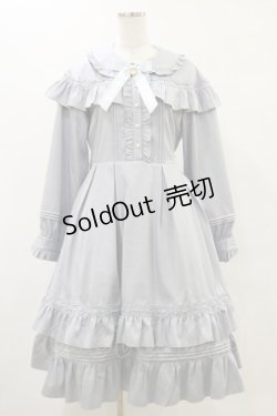 画像1: Amavel / Rose Rubanロング丈ワンピース Free サックス H-25-05-23-068-CA-OP-NS-ZH