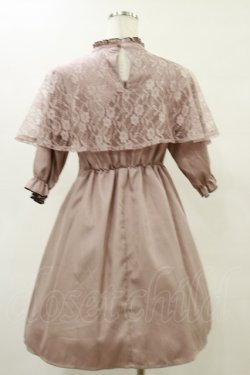 画像2: Lovely Tency / 眞白ありすコラボ レースケープワンピース L ピンク H-25-05-23-069-LO-OP-NS-ZH