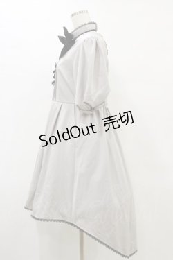 画像3: DearMyLove / バルーン袖リボンリボンワンピース L グレー H-25-05-23-070-EL-OP-NS-ZH