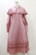 FLC / MINA*ケープワンピース M ピンク H-25-05-23-076-LO-OP-NS-ZH