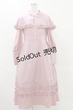 画像1: FLC / MINA*ケープワンピース M ピンク H-25-05-23-076-LO-OP-NS-ZH