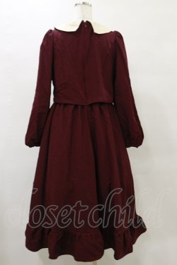 画像2: m petit by misako / サンリオキャラクターズコラボ マイメロディワッペン付きワンピース M ボルドー H-25-05-23-082-LO-OP-NS-ZH