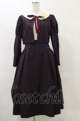 Maison de FLEUR Petite Robe canone / クロエが微笑むワンピース M Bordeaux H-25-05-23-083-EL-OP-NS-ZH