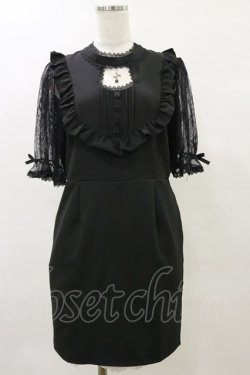 画像1: DearMyLove / メイドヨークワンピース LL ブラック H-25-05-23-084-EL-OP-NS-ZH