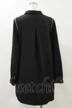 画像2: DearMyLove / レースアップ オフショルジップワンピース LL ブラック H-25-05-23-086-EL-BL-NS-ZH