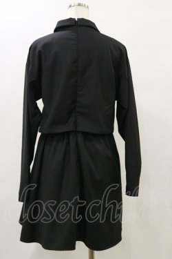 画像2: Jamie エーエヌケー / Setuplikeシャツワンピース M ブラック H-25-05-23-087-LO-OP-NS-ZH