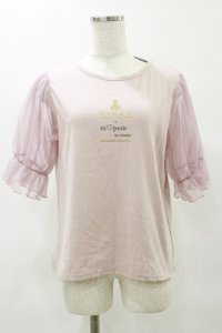 m petit by misako / MSシアーソデプルオーバー L ピンク H-25-05-23-027-LO-TO-NS-ZH