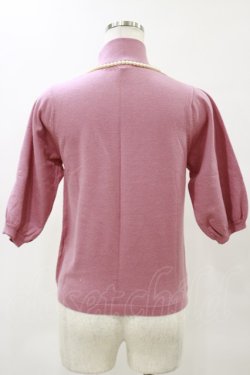 画像2: Maison de FLEUR Petite Robe canone / 癒しを知る日のパールニット Free ピンク H-25-05-23-029-EL-TO-NS-ZH