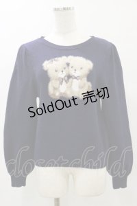 evelyn / くまちゃんニット Free ネイビー H-25-05-23-030-LO-TO-NS-ZH