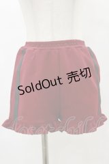 DearMyLove / ジャージフリルショートパンツ S レッド H-25-05-23-040-EL-PA-NS-ZH