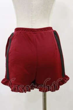 画像2: DearMyLove / ジャージフリルショートパンツ S レッド H-25-05-23-040-EL-PA-NS-ZH