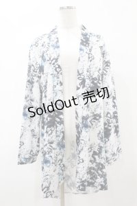 NieR Clothing / 総柄羽織  白 H-25-05-25-1032-PU-TO-KB-ZH