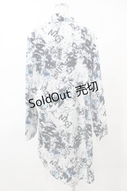 画像2: NieR Clothing / 総柄羽織  白 H-25-05-25-1032-PU-TO-KB-ZH