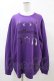 画像1: NieR Clothing / プリントSWEAT  2XL パープル H-25-05-25-1039-PU-TO-KB-ZH (1)