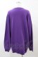 画像2: NieR Clothing / プリントSWEAT  2XL パープル H-25-05-25-1039-PU-TO-KB-ZH (2)