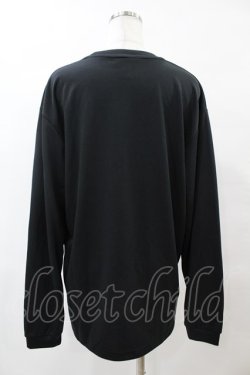 画像2: NieR Clothing / プリントLONG CUTSEW LL 黒 H-25-05-25-1043-PU-TO-KB-ZH
