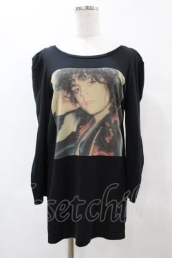 画像1: HYSTERIC GLAMOUR / T-REX/MARK BOLANプリントTシャツ  黒 H-25-05-25-1045-PU-TO-KB-ZH