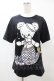 画像1: yaponskii / マーメイドよだれベアTシャツ  黒 H-25-05-25-1047-PU-TO-KB-ZH (1)