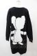 画像2: monomania / よだれベアスウェットワンピース  黒 H-25-05-25-1050-PU-OP-KB-ZH (2)