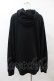 画像2: NieR Clothing / ロゴプルパーカー 2XL 黒 H-25-05-25-1053-PU-TO-KB-ZH (2)