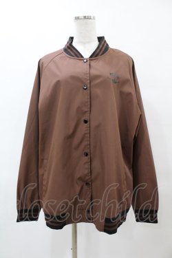 画像1: NieR Clothing / 内ポケット付きMILK CHOCOLATE BLOUSON 【ミケ】  茶 H-25-05-25-1055-PU-JA-KB-ZH