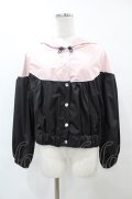 MILK / マシュマロジャケット  黒×ピンク H-25-05-25-1056-ML-JA-KB-ZH