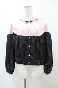 MILK / マシュマロジャケット  黒×ピンク H-25-05-25-1056-ML-JA-KB-ZH