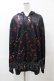 画像1: NieR Clothing / 総柄ZIPパーカー  黒×赤 H-25-05-25-1057-PU-TO-KB-ZH (1)