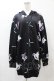 画像1: NieR Clothing / 総柄ZIPパーカー  黒 H-25-05-25-1058-PU-TO-KB-ZH (1)